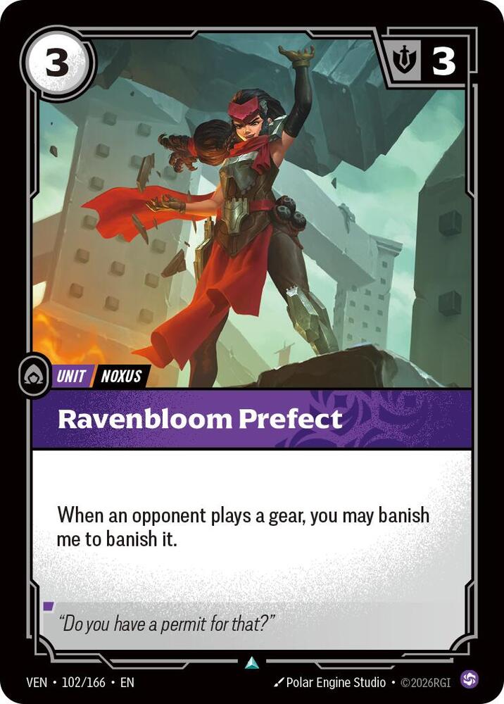 Ravenbloom Prefect 102/166 (Vendetta)  - Foil | Good Games Adelaide SA