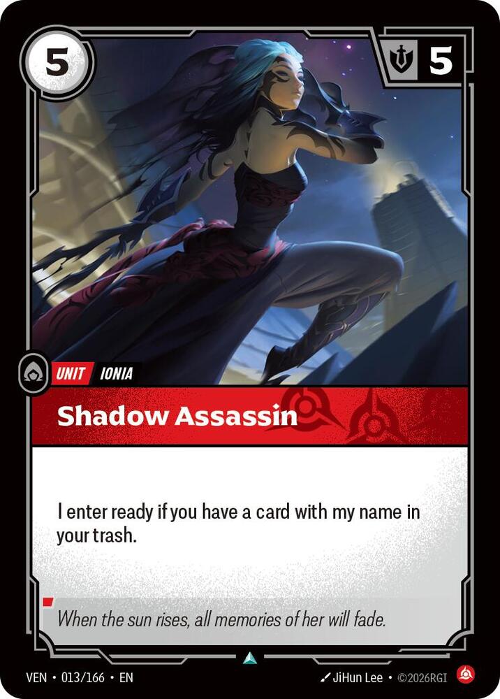 Shadow Assassin 013/166 (Vendetta)  - Foil | Good Games Adelaide SA