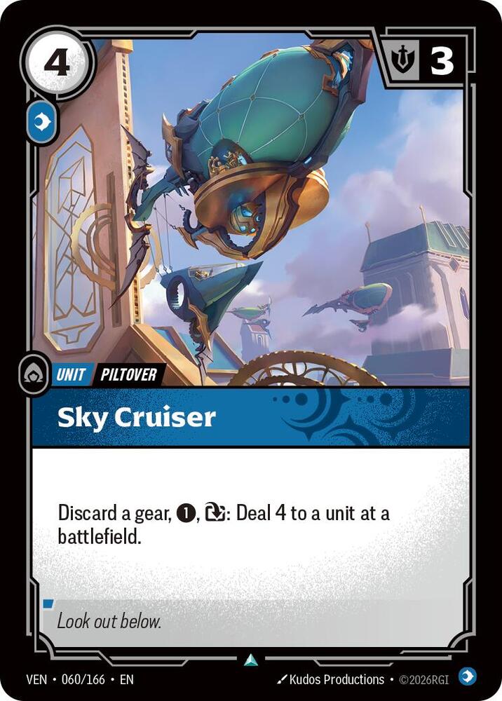 Sky Cruiser 060/166 (Vendetta)  - Foil | Good Games Adelaide SA