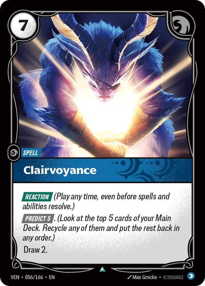 Clairvoyance 056/166 (Vendetta)  - Foil | Good Games Adelaide SA