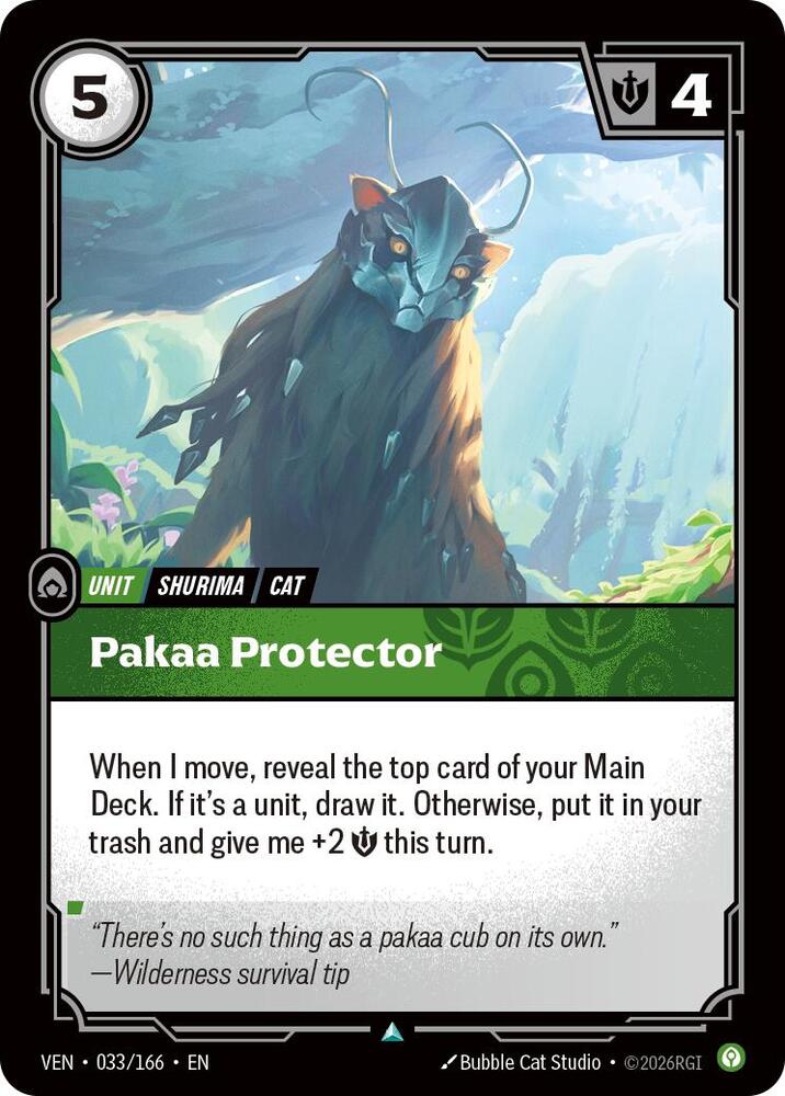 Pakaa Protector 033/166 (Vendetta)  - Foil | Good Games Adelaide SA