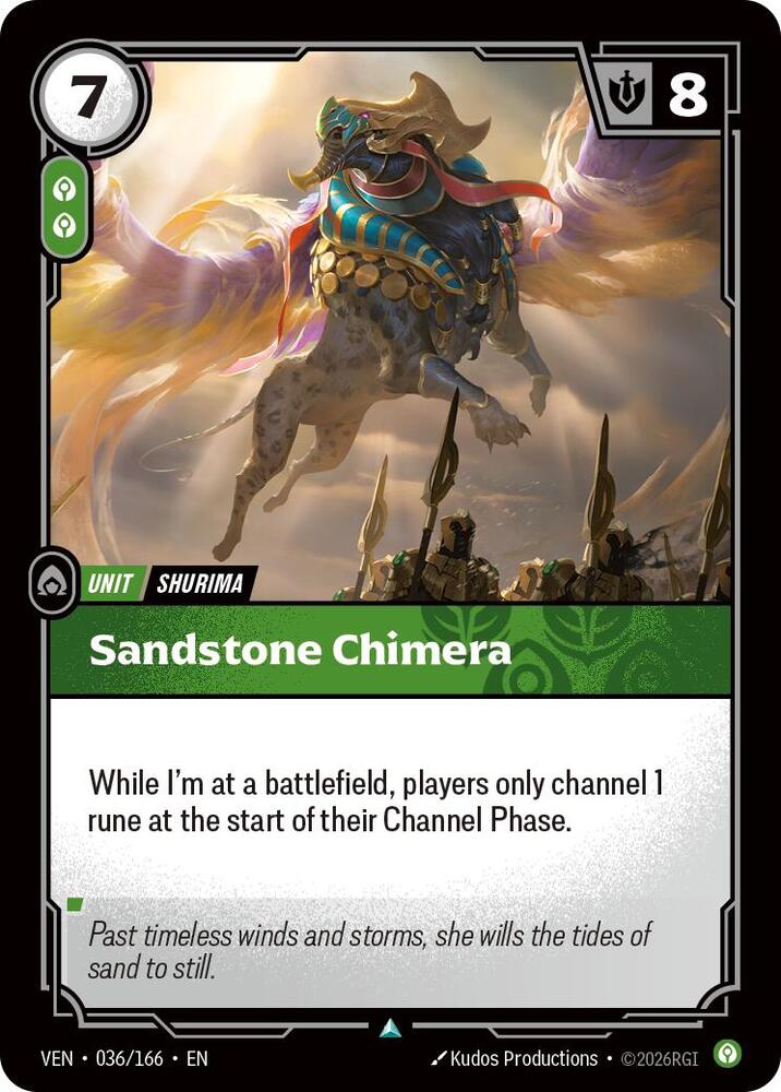 Sandstone Chimera 036/166 (Vendetta)  - Foil | Good Games Adelaide SA