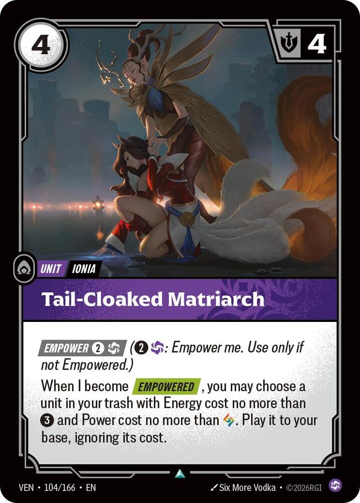 Tail Cloaked Matriarch 104/166 (Vendetta)  - Foil | Good Games Adelaide SA