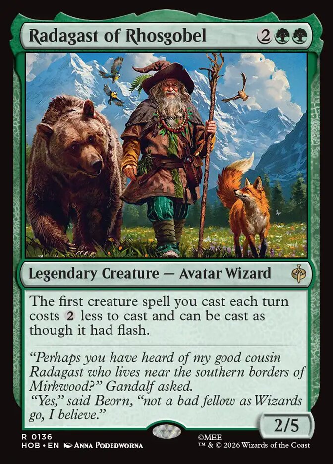 Radagast of Rhosgobel 136 (The Hobbit)  - Foil | Good Games Adelaide SA
