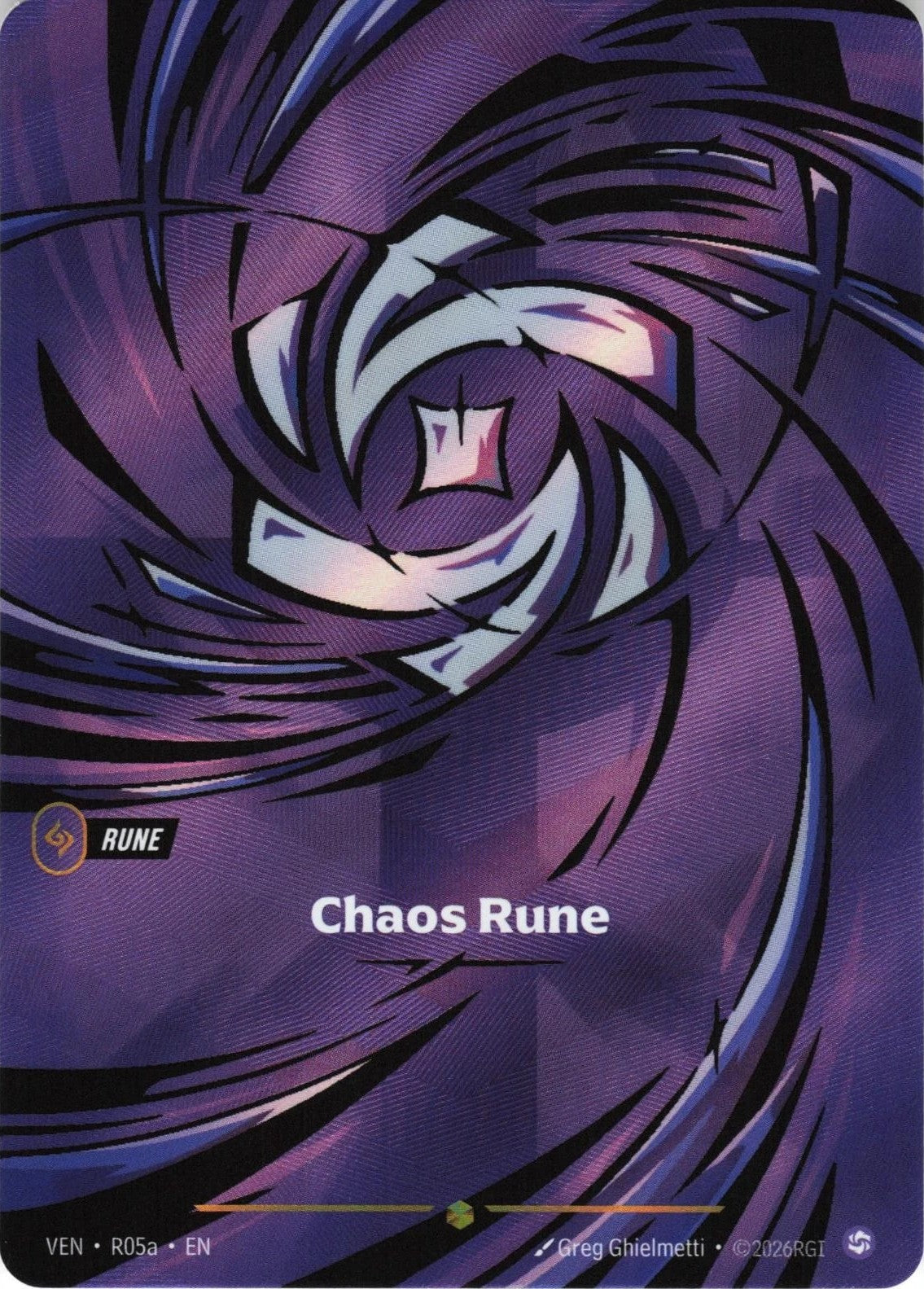 Chaos Rune R05a (Vendetta)  - Foil | Good Games Adelaide SA
