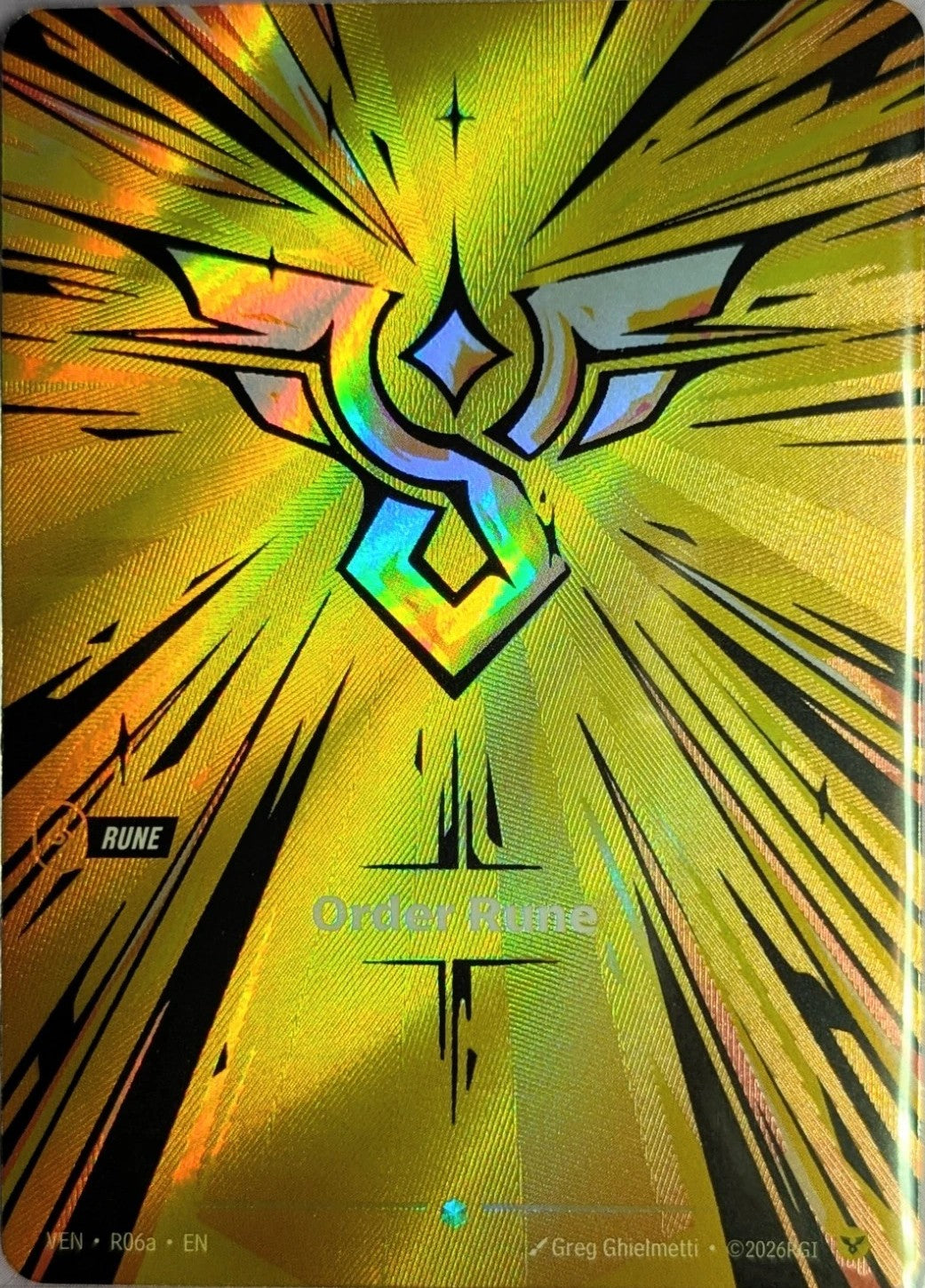 Order Rune R06a (Vendetta)  - Foil | Good Games Adelaide SA