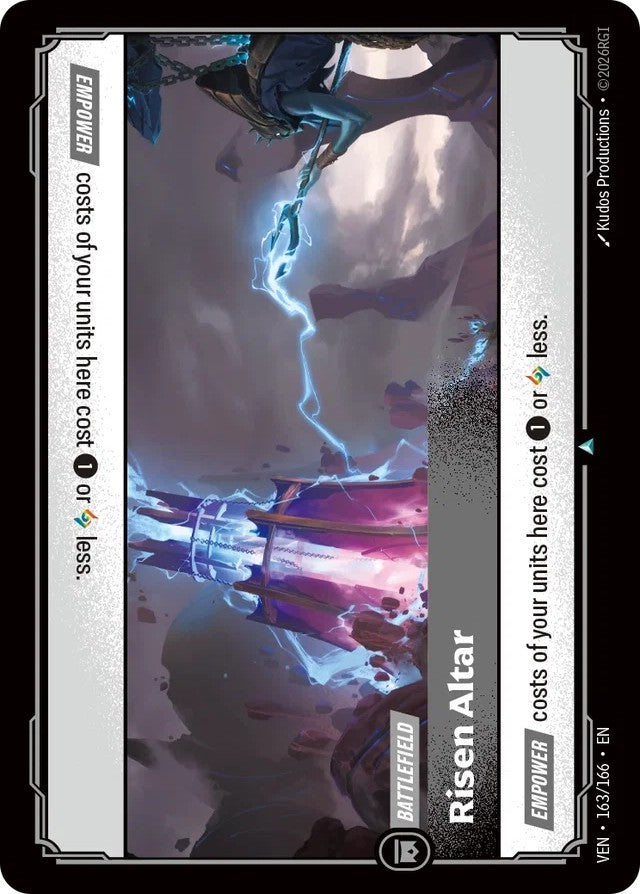 Risen Altar 163/166 (Vendetta)  - Foil | Good Games Adelaide SA