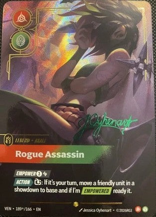 Akali - Rogue Assassin 189*/166 (Vendetta)  - Signature Foil | Good Games Adelaide SA