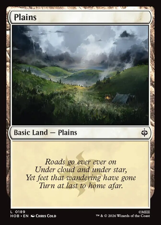 Plains 189 (The Hobbit)  - Foil | Good Games Adelaide SA