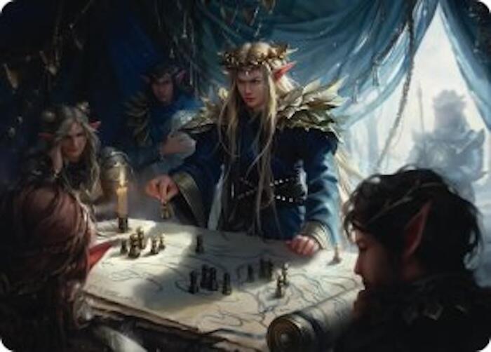 Thranduil the Strategist Art Card 49 ()  | Good Games Adelaide SA