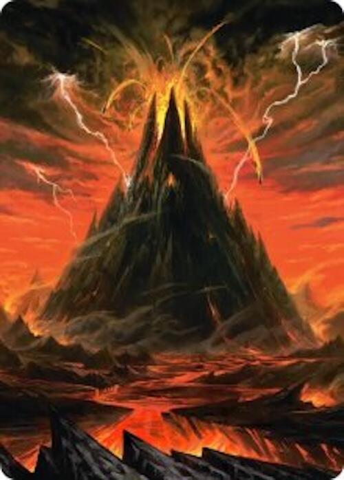 Mount Doom Art Card 39 ()  | Good Games Adelaide SA
