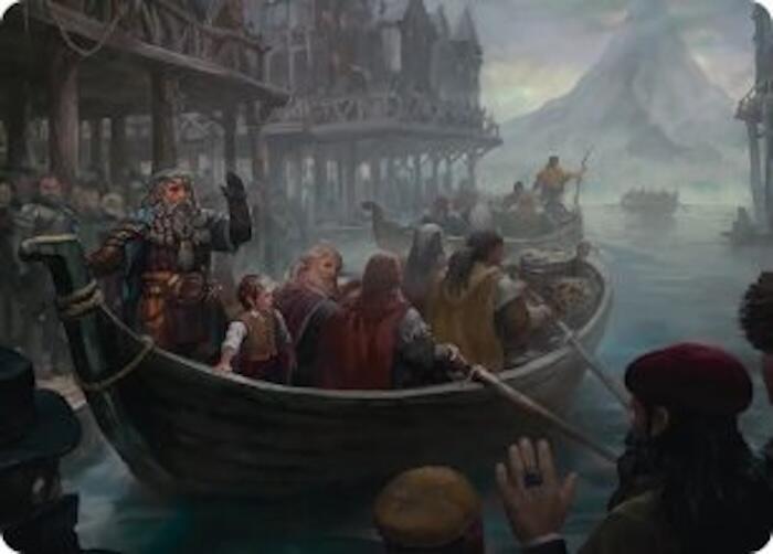 Uneasy Partings Art Card 14 (Art Series: The Hobbit)  | Good Games Adelaide SA