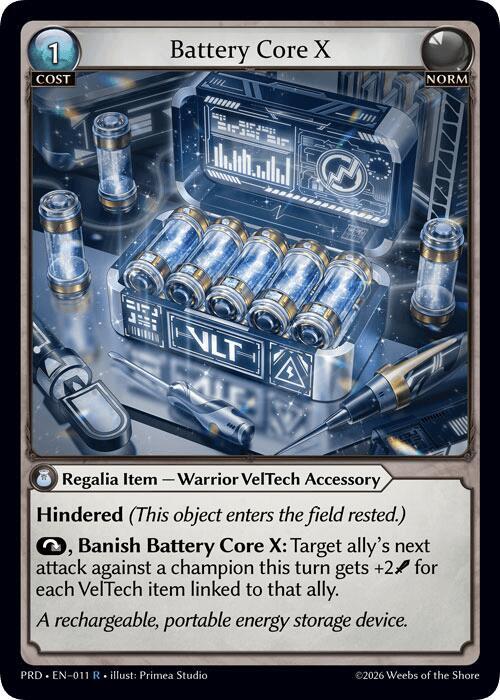 Battery Core X 011 (.asphodel/paradise)  | Good Games Adelaide SA