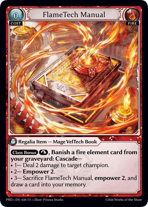FlameTech Manual 020 (.asphodel/paradise)  | Good Games Adelaide SA