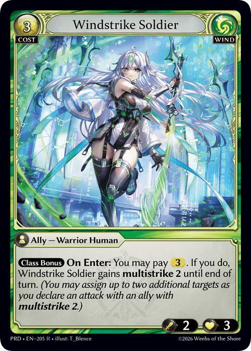 Windstrike Soldier 205 (.asphodel/paradise)  | Good Games Adelaide SA