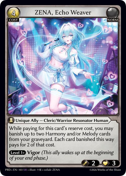 ZENA Echo Weaver 103 (.asphodel/paradise)  | Good Games Adelaide SA