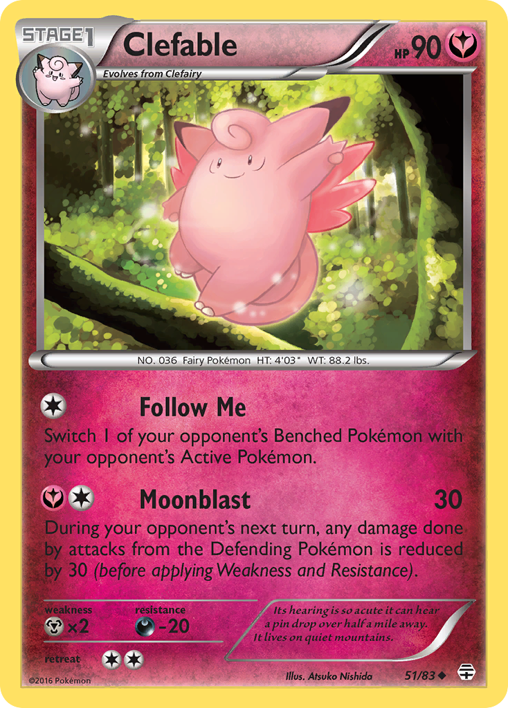 Clefable (51/83) [XY: Generations] | Good Games Adelaide SA