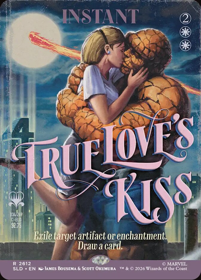 True Love's Kiss 2612 (Secret Lair Drop Series)  - Foil | Good Games Adelaide SA
