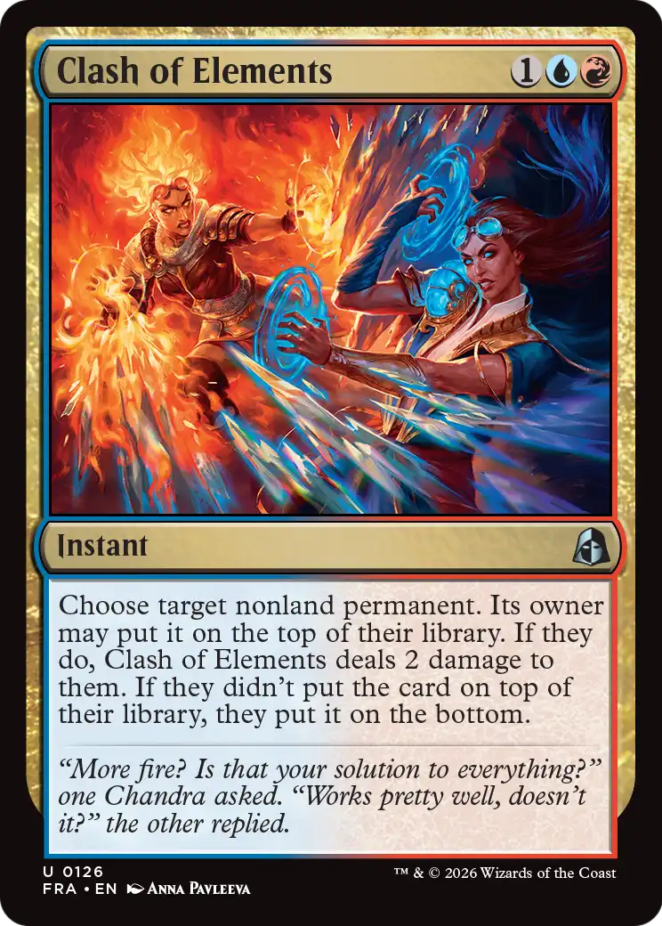 Clash of Elements 126 (Reality Fracture)  - Foil | Good Games Adelaide SA