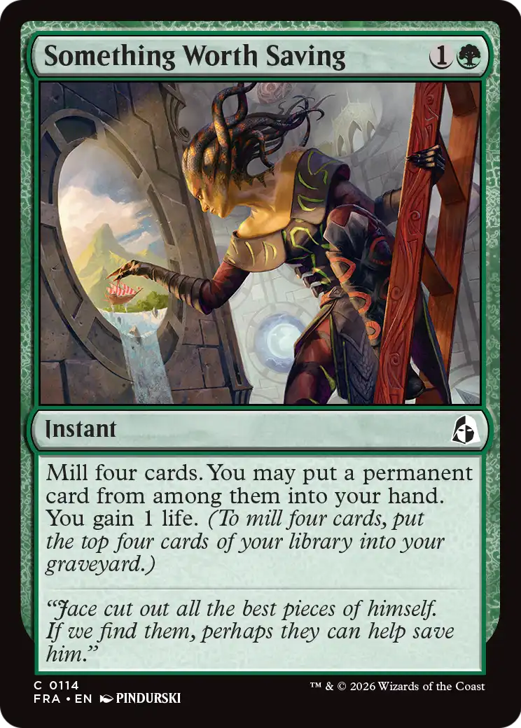 Something Worth Saving 114 (Reality Fracture)  - Foil | Good Games Adelaide SA