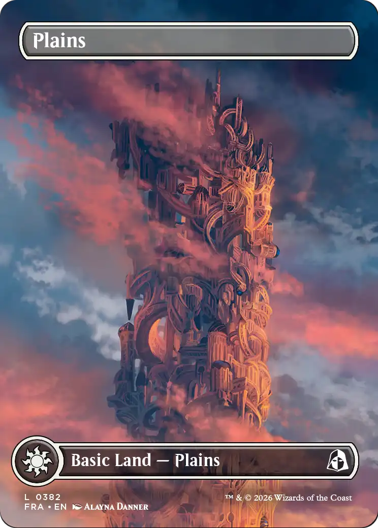 Plains 382 (Reality Fracture)  - Borderless Foil | Good Games Adelaide SA