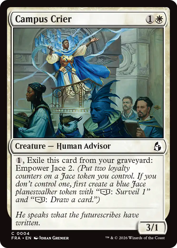 Campus Crier 4 (Reality Fracture)  - Foil | Good Games Adelaide SA