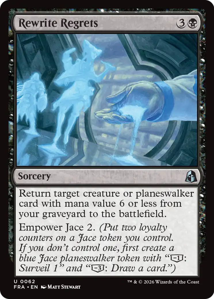 Rewrite Regrets 62 (Reality Fracture)  - Foil | Good Games Adelaide SA