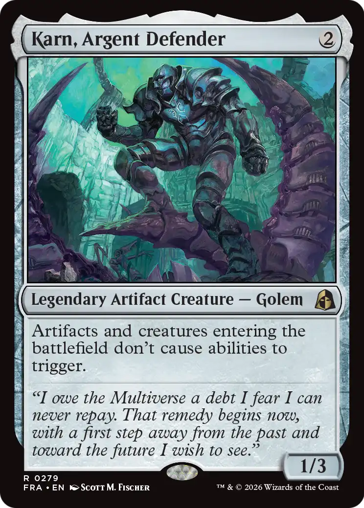 Karn, Argent Defender 279 (Reality Fracture)  | Good Games Adelaide SA