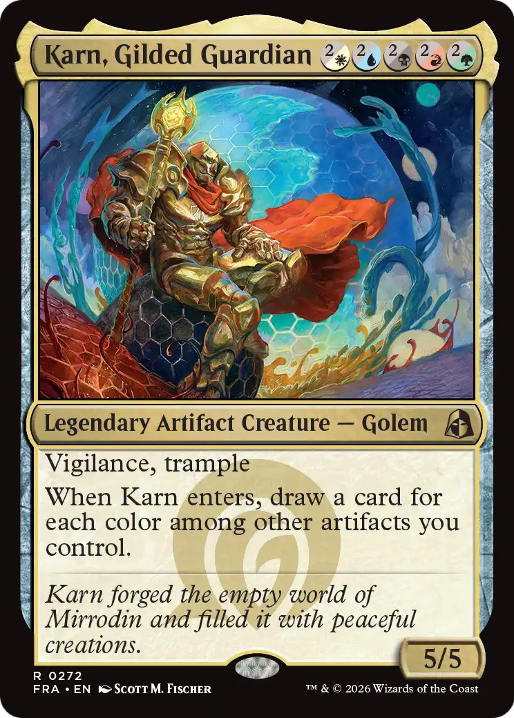 Karn, Gilded Guardian 272 (Reality Fracture)  | Good Games Adelaide SA
