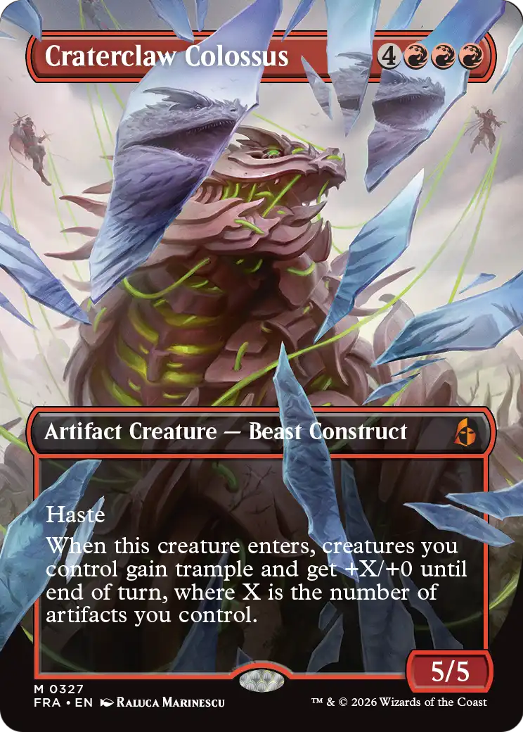 Craterclaw Colossus 327 (Reality Fracture)  - Borderless | Good Games Adelaide SA