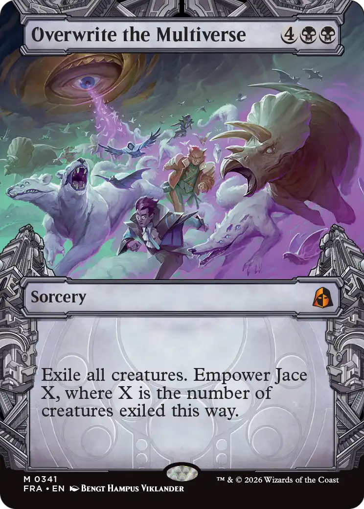 Overwrite the Multiverse 341 (Reality Fracture)  - Showcase Foil | Good Games Adelaide SA