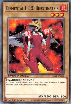 Elemental HERO Burstinatrix [SGX1-ENA02] Common | Good Games Adelaide SA