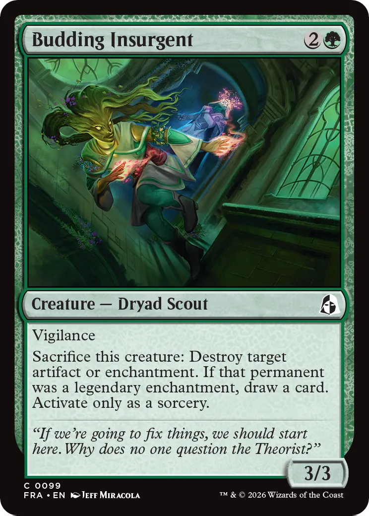 Budding Insurgent 99 (Reality Fracture)  - Foil | Good Games Adelaide SA