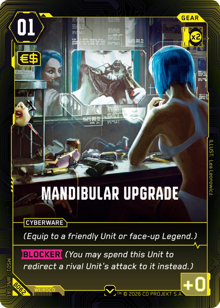 Mandibular Upgrade B062 (Welcome to Night City - Beta)  | Good Games Adelaide SA