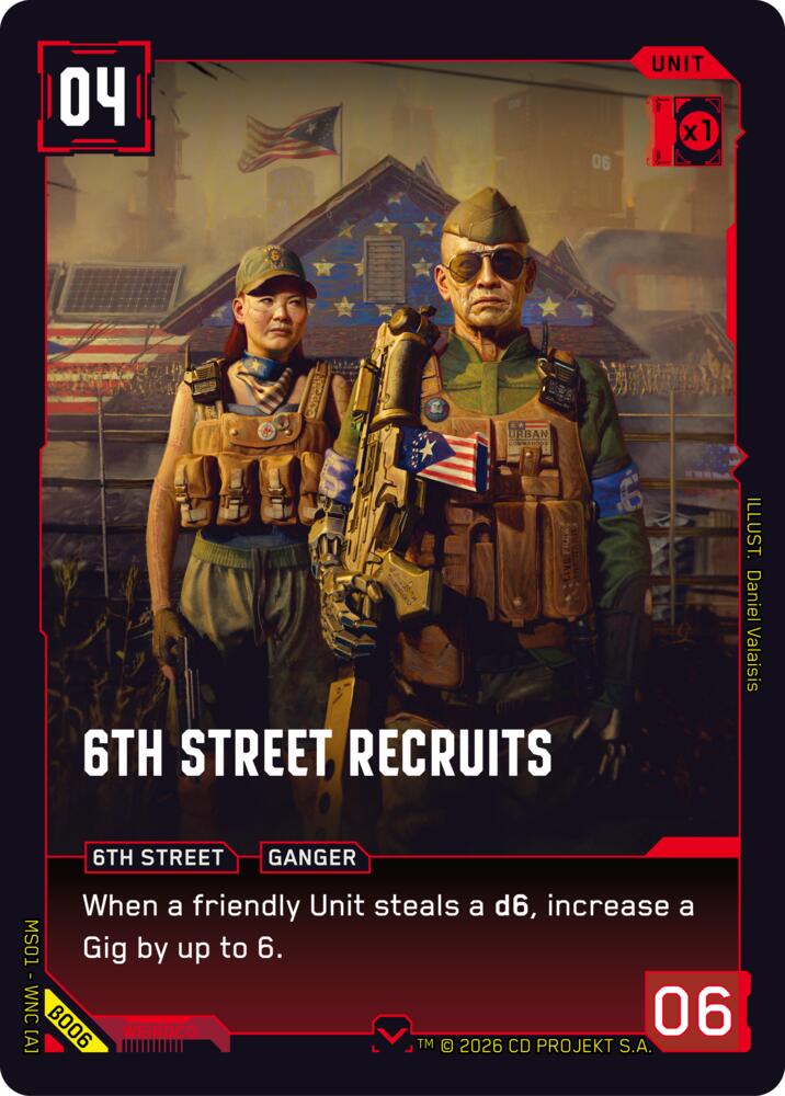 6th Street Recruits B006 (Welcome to Night City - Beta)  | Good Games Adelaide SA