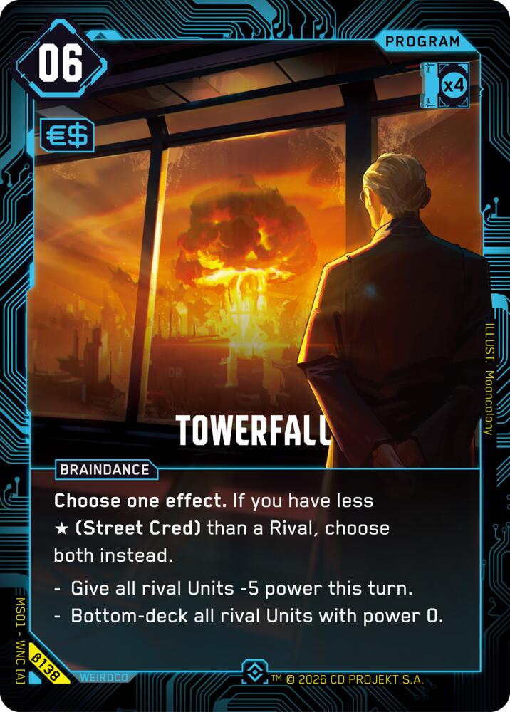 Towerfall Epic B138 (Welcome to Night City - Beta)  - Foil | Good Games Adelaide SA