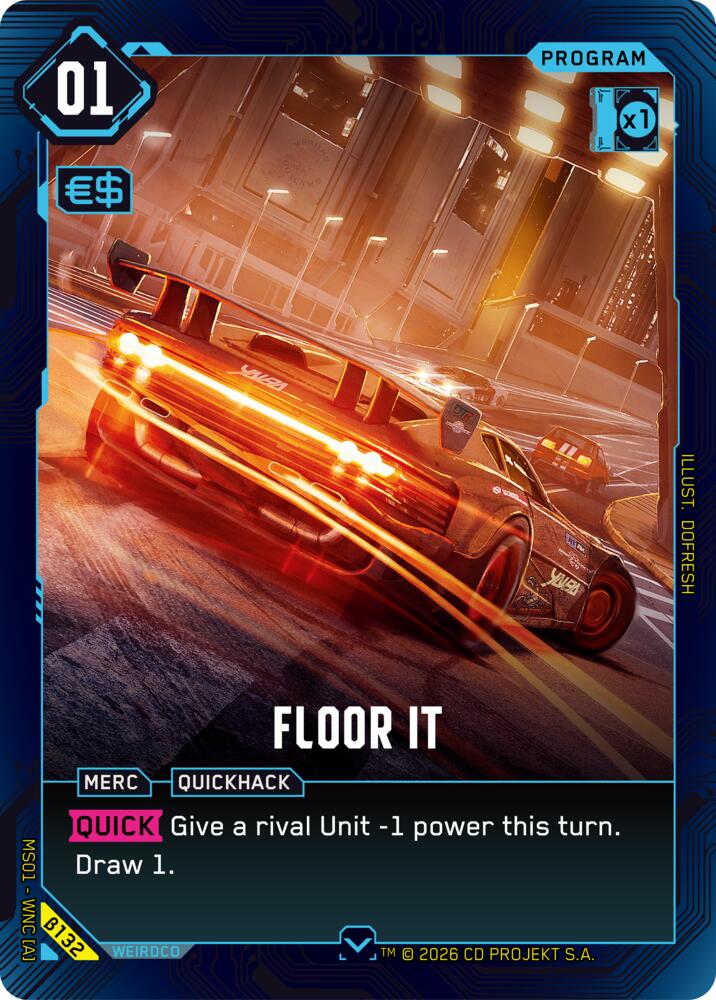 Floor It B132 (Welcome to Night City - Beta)  | Good Games Adelaide SA