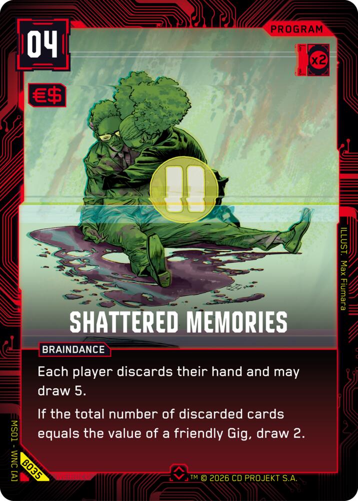 Shattered Memories B035 (Welcome to Night City - Beta)  - Foil | Good Games Adelaide SA
