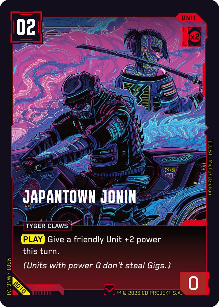Japantown Jonin B010 (Welcome to Night City - Beta)  | Good Games Adelaide SA