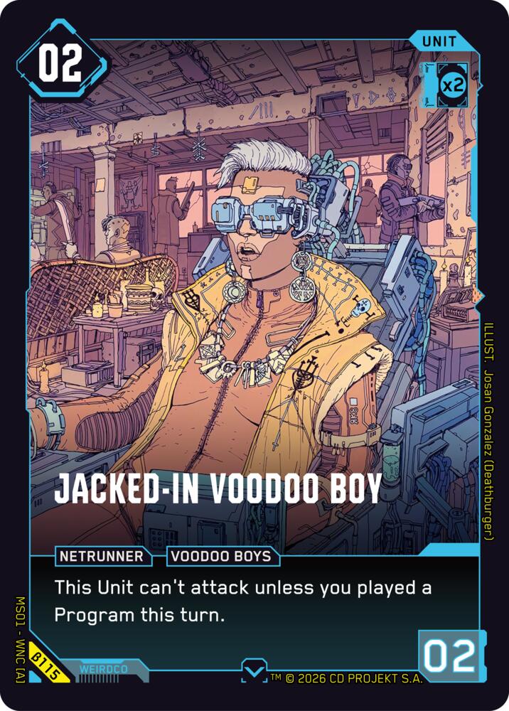 Jacked In Voodoo Boy B115 (Welcome to Night City - Beta)  | Good Games Adelaide SA