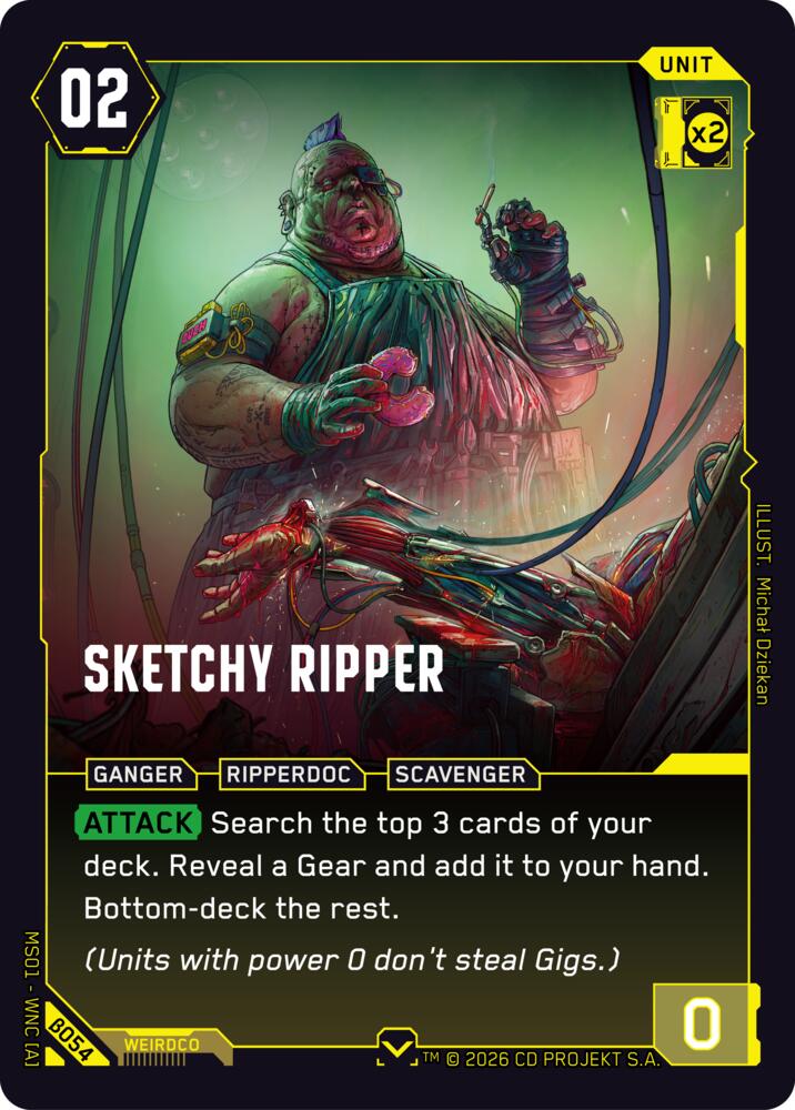 Sketchy Ripper B054 (Welcome to Night City - Beta)  | Good Games Adelaide SA