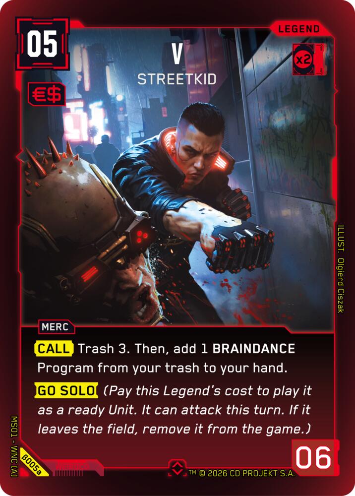 V - Streetkid B005a (Welcome to Night City - Beta)  - Foil | Good Games Adelaide SA