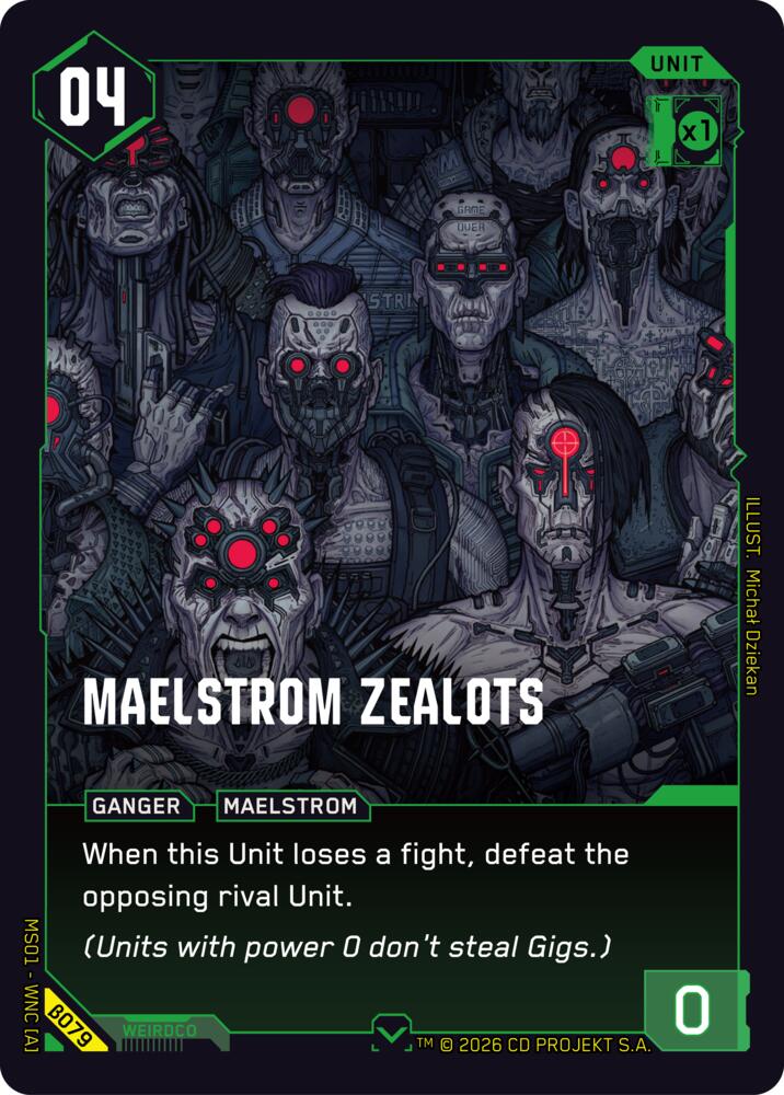 Maelstrom Zealots B079 (Welcome to Night City - Beta)  | Good Games Adelaide SA