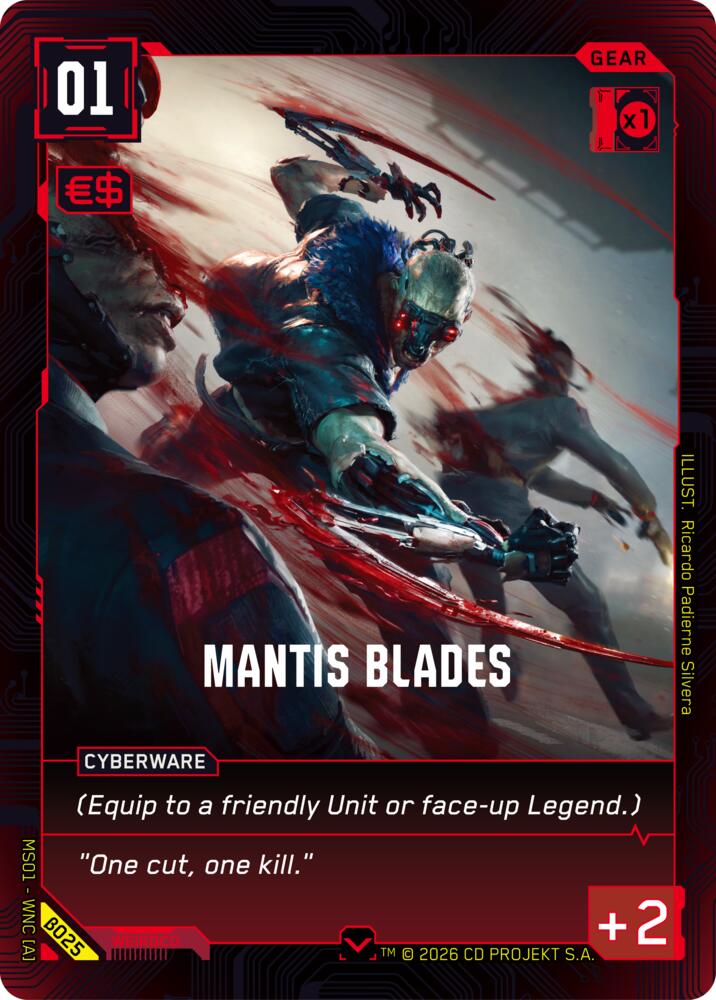 Mantis Blades B025 (Welcome to Night City - Beta)  | Good Games Adelaide SA