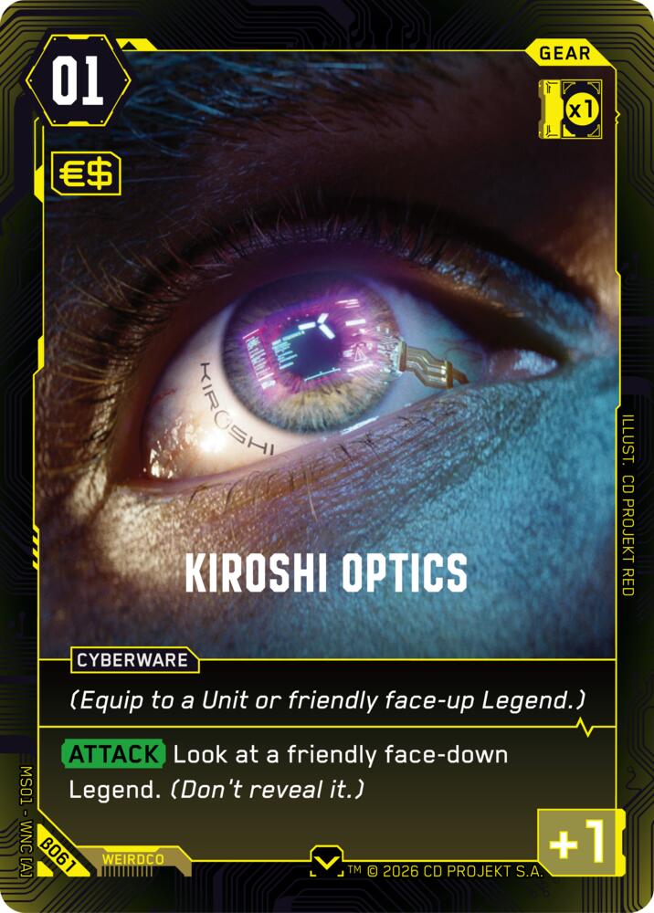 Kiroshi Optics B061 (Welcome to Night City - Beta)  | Good Games Adelaide SA