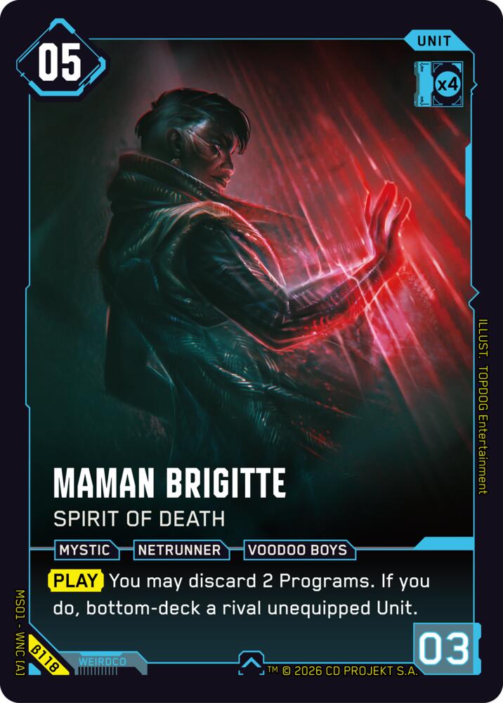 Maman Brigitte Spirit of Death B118 (Welcome to Night City - Beta)  | Good Games Adelaide SA