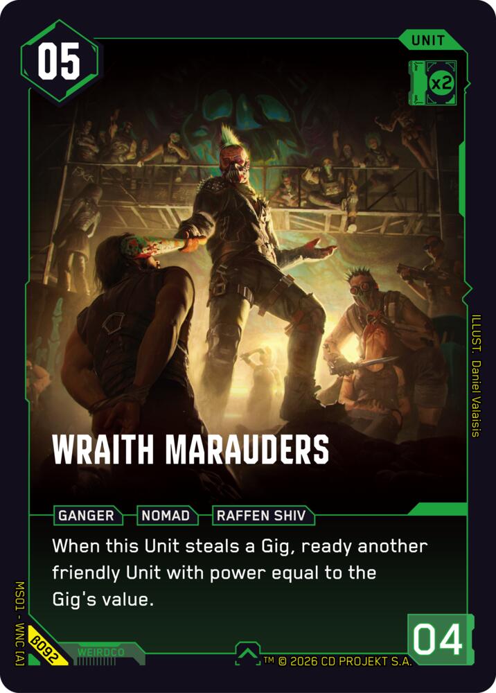 Wraith Marauders B092 (Welcome to Night City - Beta)  | Good Games Adelaide SA