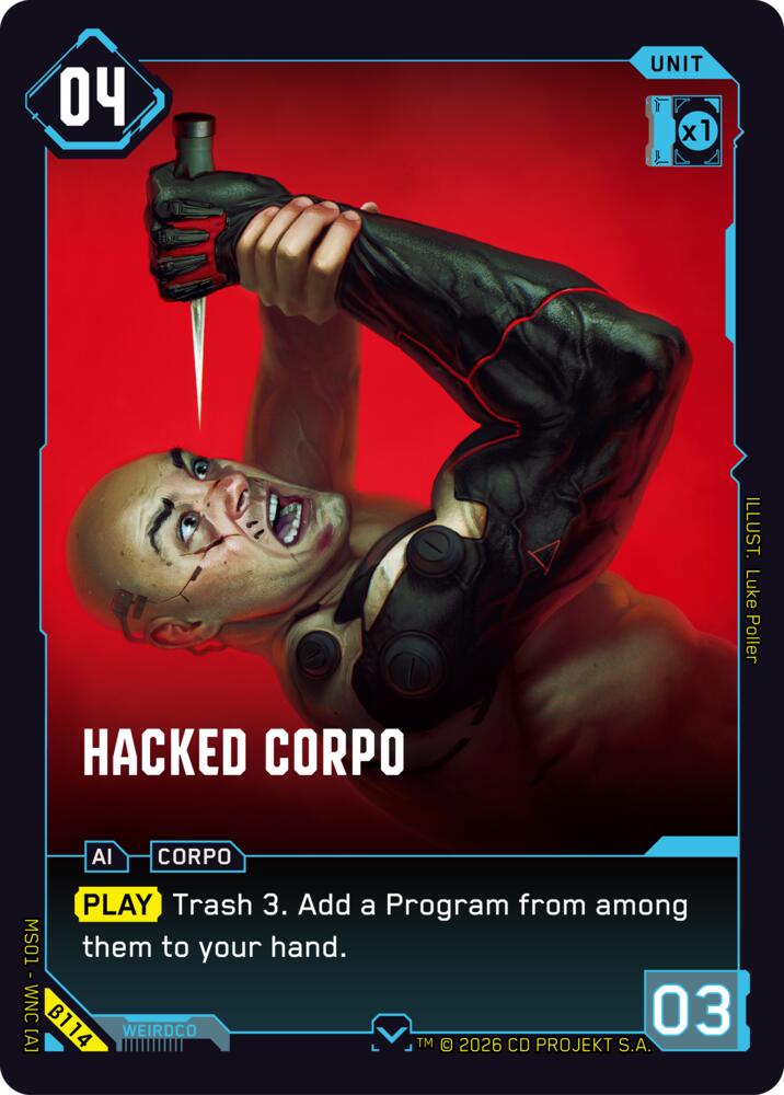Hacked Corpo B114 (Welcome to Night City - Beta)  | Good Games Adelaide SA