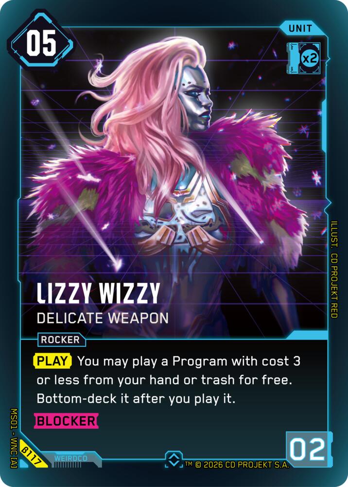 Lizzy Wizzy Delicate Weapon B117 (Welcome to Night City - Beta)  - Foil | Good Games Adelaide SA