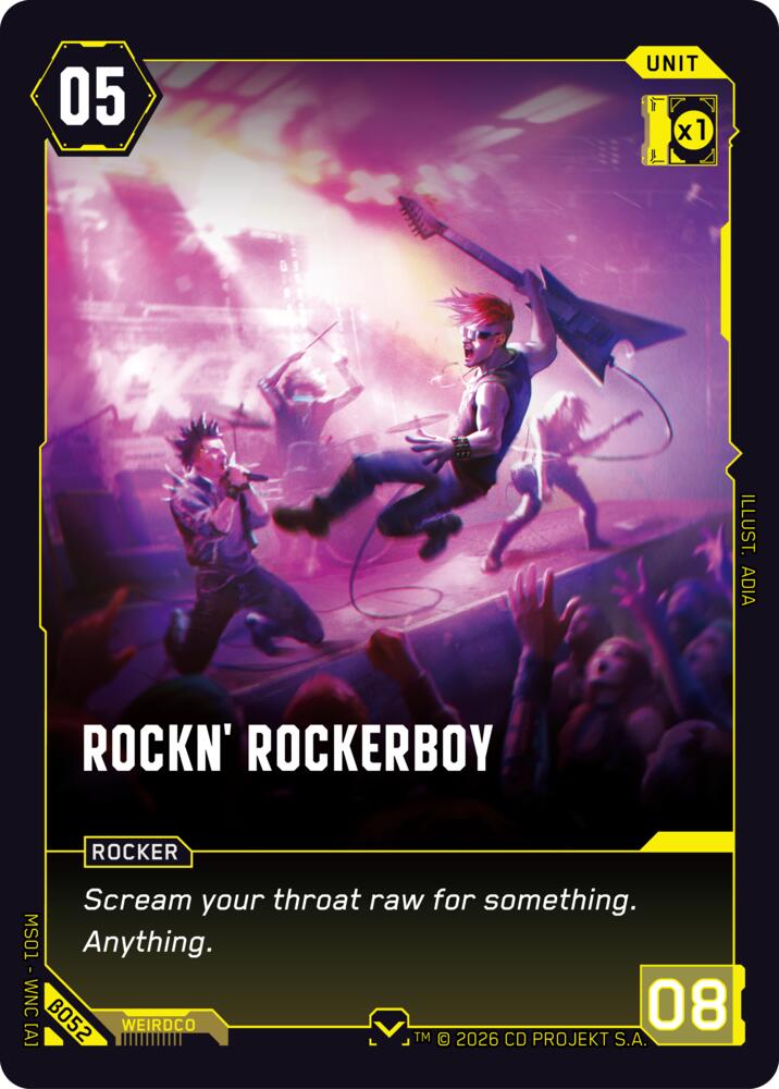 Rockn Rockerboy B052 (Welcome to Night City - Beta)  | Good Games Adelaide SA
